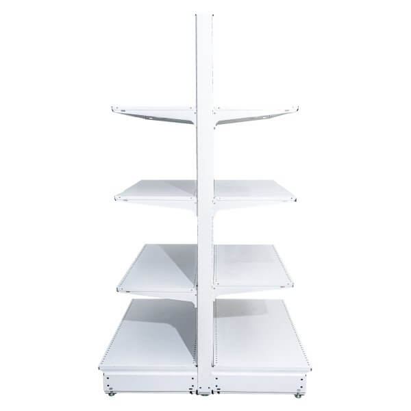 Raft comercial de mijloc - H:1470mm x L:1000mm x B:300mm, RAL 9016