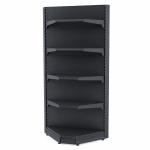 Raft comercial de colț interior - H:2240mm x  L:1000mm x W:500mm, RAL 7016