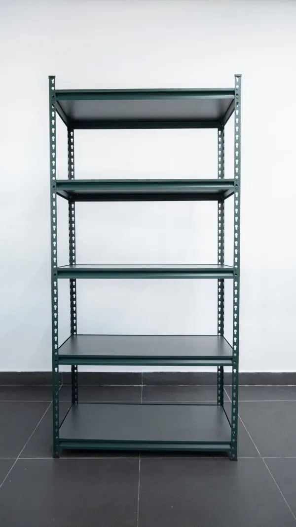Raft tip polita - H:1830mm x L:900mm x W:380mm, polita MDF, verde