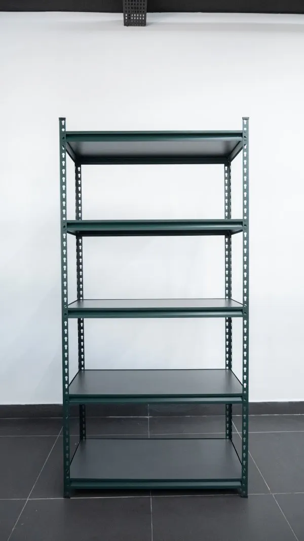 Raft tip polita - H:1830mm x L:900mm x W:380mm, polita MDF, verde