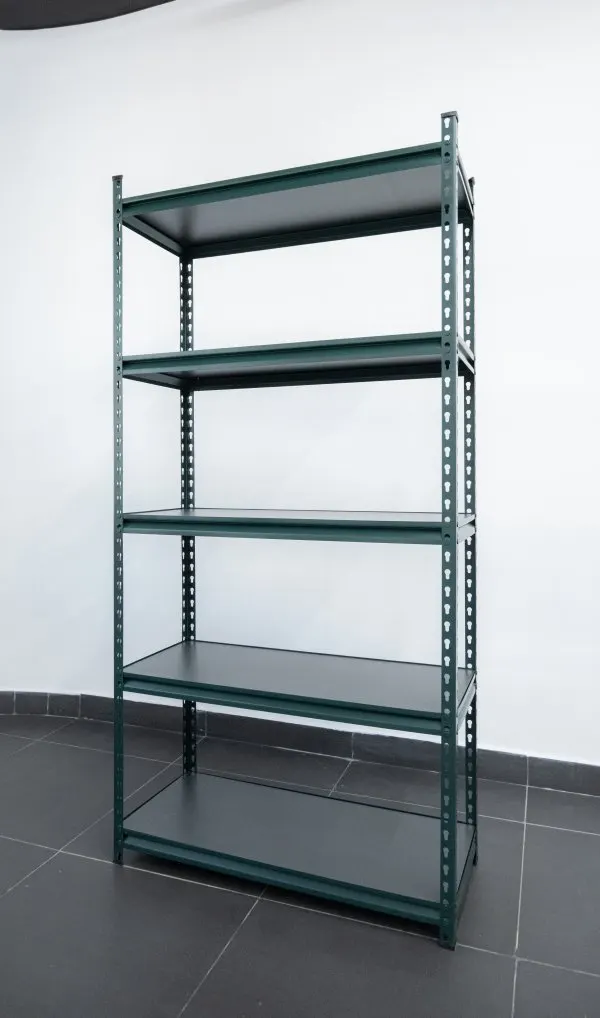 Raft tip polita - H:1830mm x L:900mm x W:380mm, polita MDF, verde