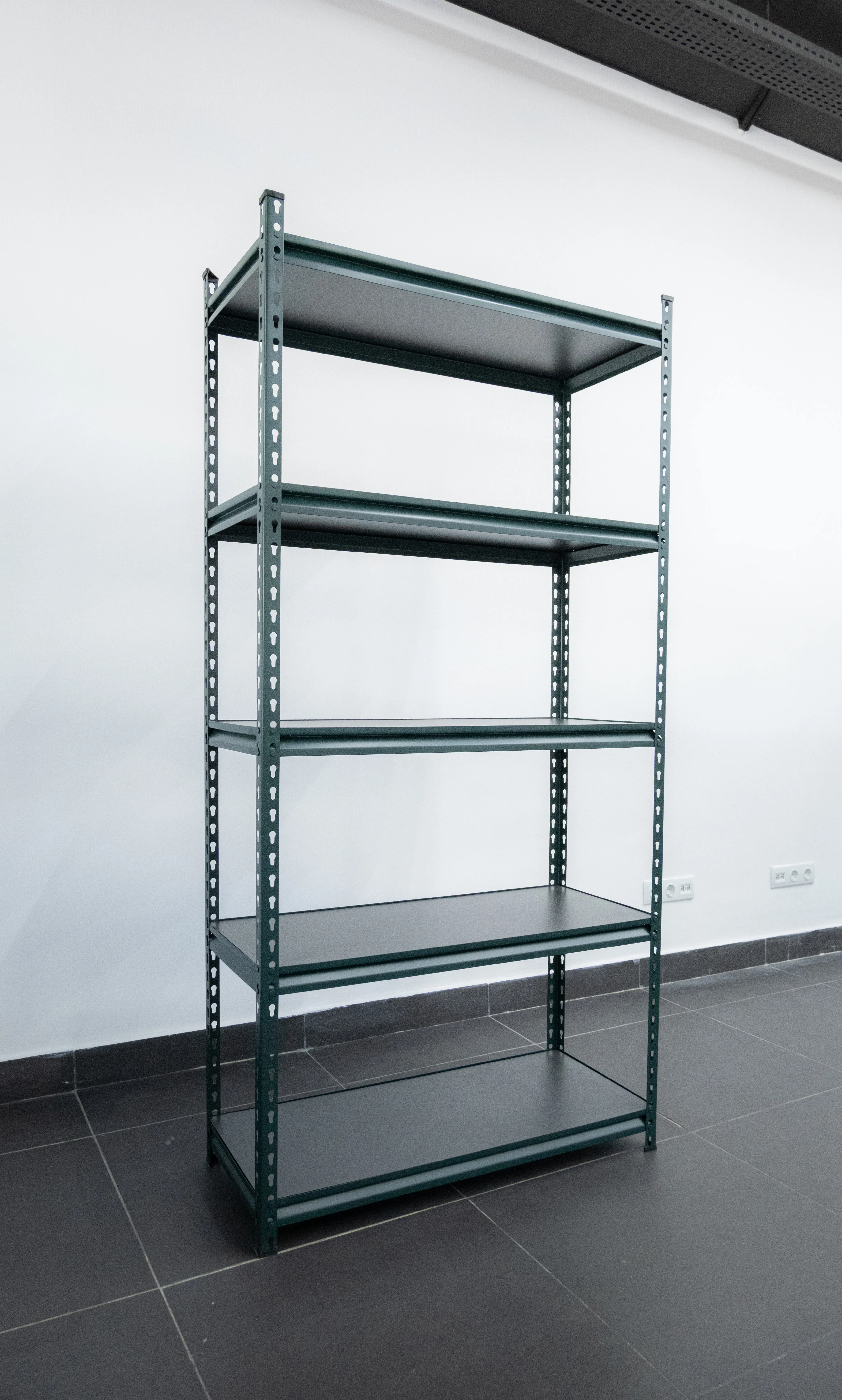 Raft tip polita - H:1830mm x L:900mm x W:380mm, polita MDF, verde
