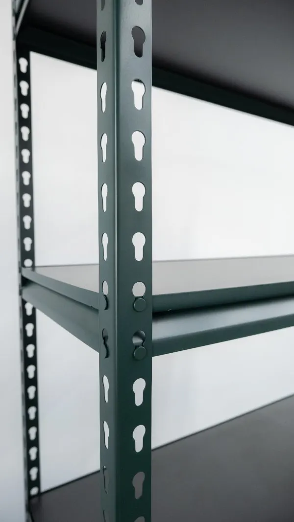 Raft tip polita - H:1830mm x L:900mm x W:380mm, polita MDF, verde