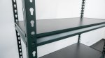 Raft tip polita - H:1830mm x L:900mm x W:380mm, polita pal laminat, verde