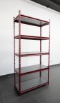 Raft tip polita - H:1830mm x L:900mm x W:380mm, polita pal laminat, bordo