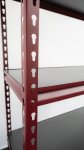 Raft tip polita - H:1830mm x L:900mm x W:380mm, polita pal laminat, bordo