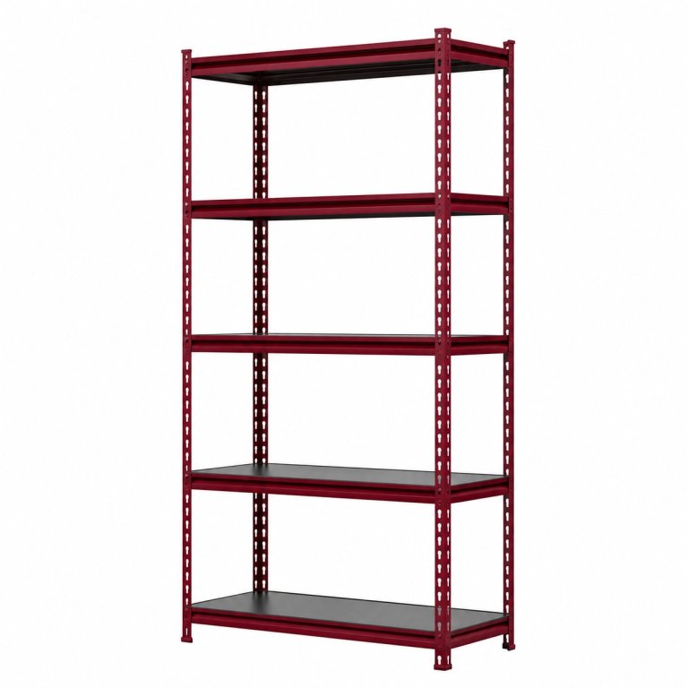 Raft tip polita - H:1830mm x L:900mm x W:380mm, polita pal laminat, bordo