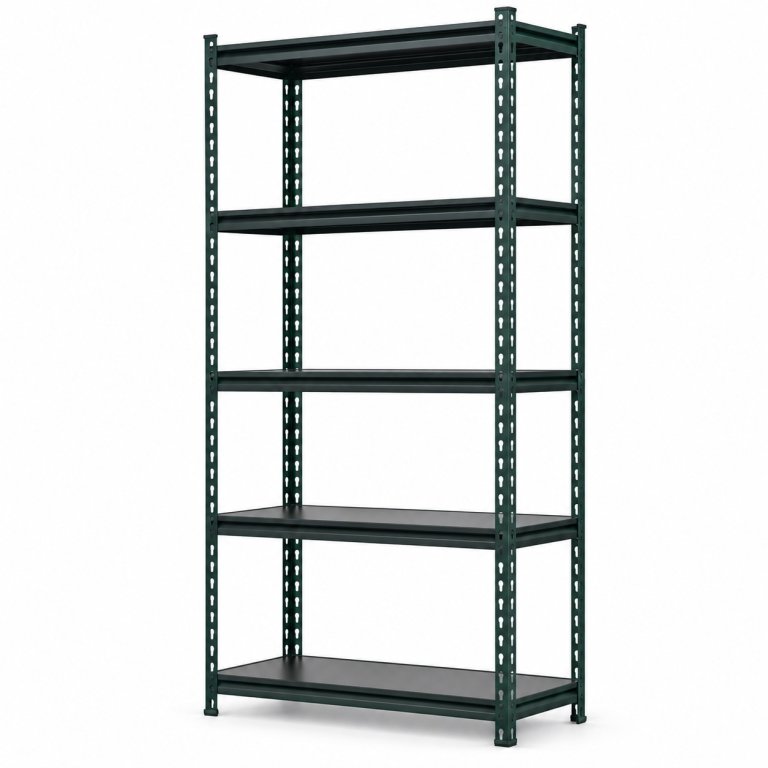 Raft tip polita - H:1830mm x L:900mm x W:380mm, polita pal laminat, verde