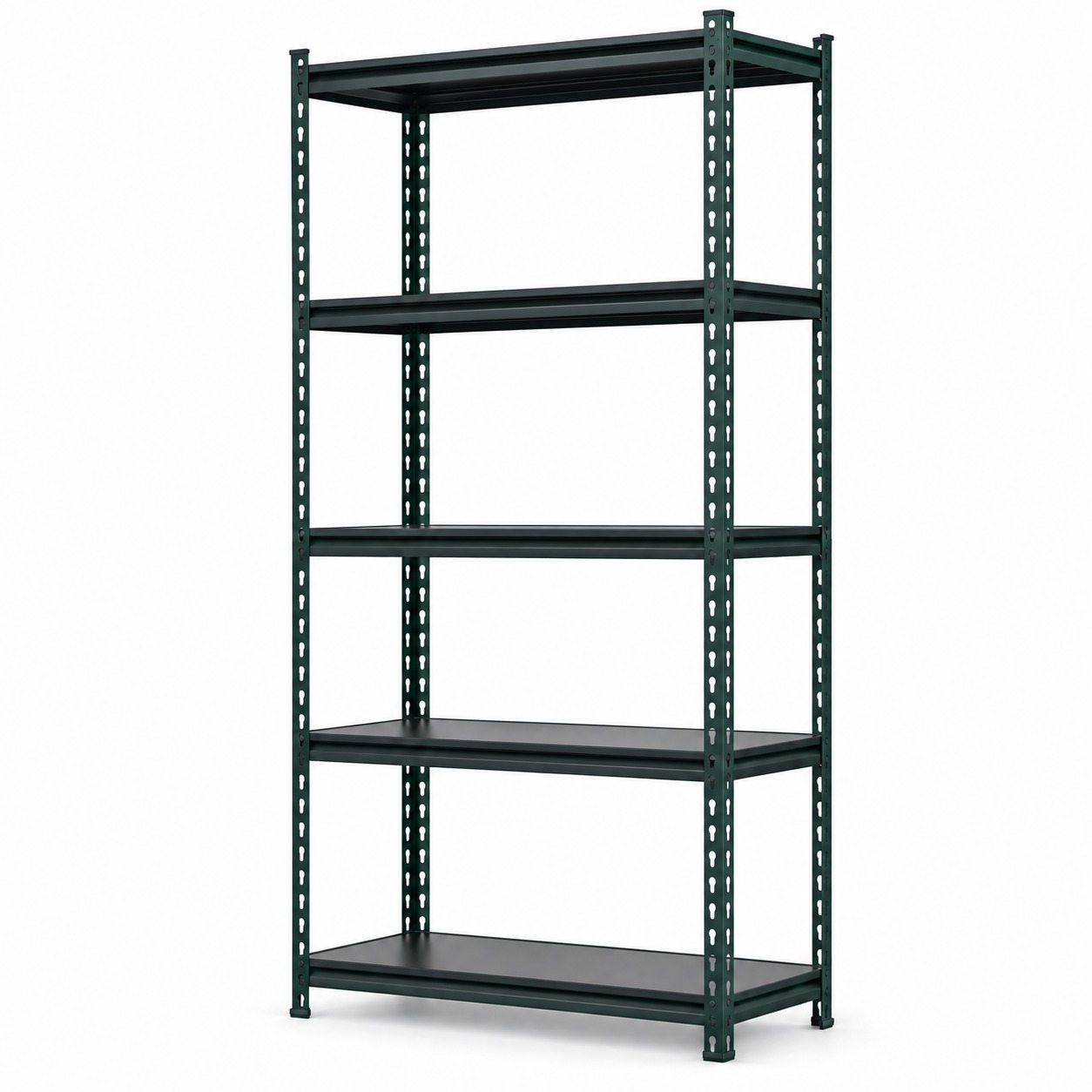 Raft tip polita - H:1830mm x L:900mm x W:380mm, polita pal laminat, verde