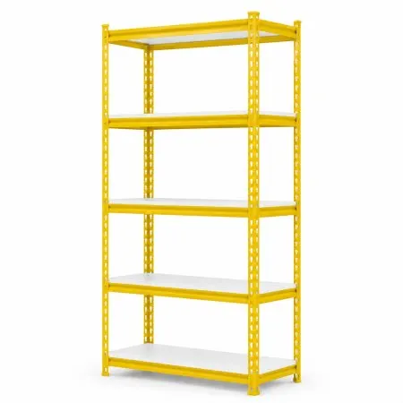 Raft tip polita - H:1830mm x L:900mm x W:580mm, polita MDF, galben