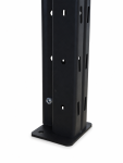 Raft modular calitate premium – H:2127mm x L:1960mm x W:615mm, 300kg/nivel, include 4 polite metalice