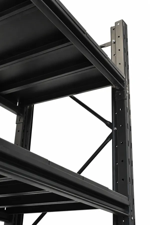 Raft modular calitate premium – H:2127mm x L:1040mm x W:815mm, 200kg/nivel, include 4 polite metalice