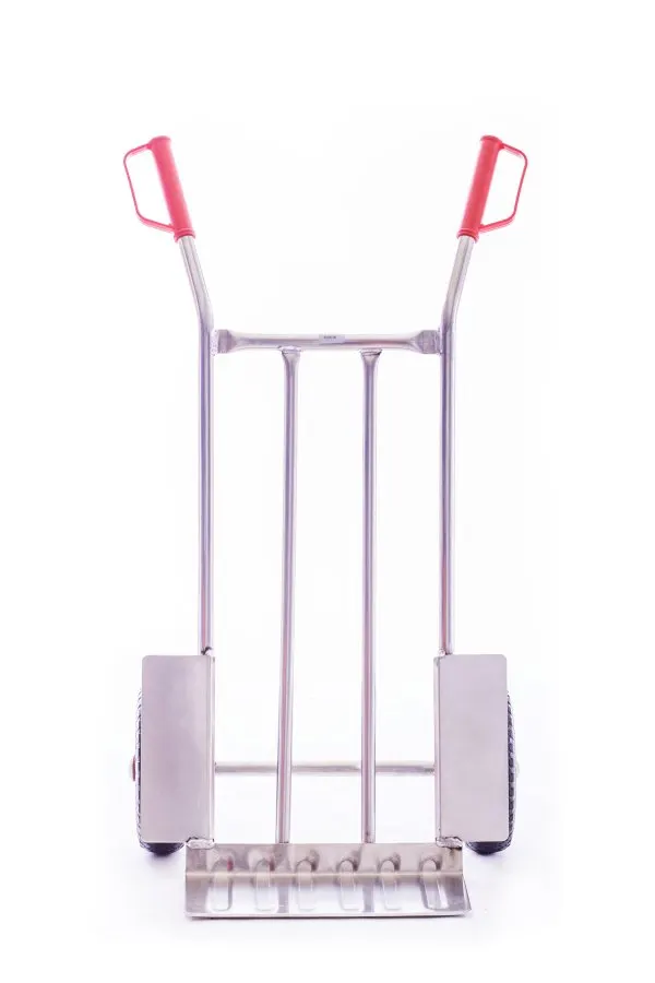 Liză transport marfă ECO din aluminiu 250 kg, cu platformă și protecție roți - Handlekraft Liză transport marfă ECO din aluminiu 250 kg, cu platformă și protecție roți