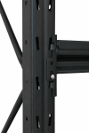 Raft modular calitate premium – H:2127mm x L:1960mm x W:615mm, 300kg/nivel, include 4 polite metalice