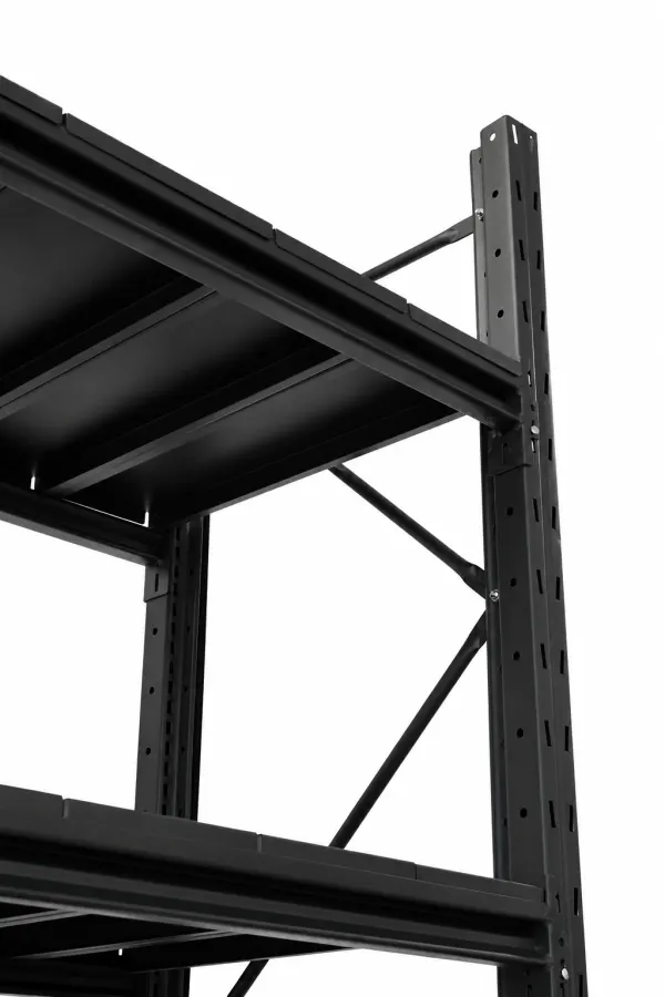 Raft modular calitate premium – H:2127mm x L:1040mm x W:815mm, 200kg/nivel, include 4 polite metalice