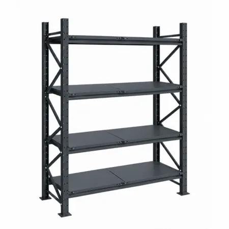 Raft modular calitate premium – H:2127mm x L:1040mm x W:815mm, 200kg/nivel, include 4 polite metalice