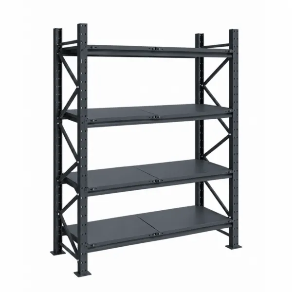 Raft modular calitate premium – H:2127mm x L:1040mm x W:815mm, 200kg/nivel, include 4 polite metalice