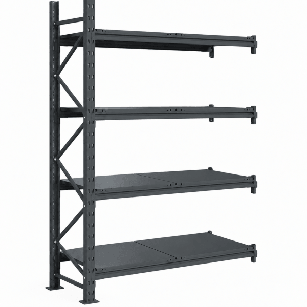 Raft modular calitate premium, tip extensie – H:2127mm x L:1295mm x W:615mm, 200kg/nivel, include 4 polite metalice - Handlekraft Raft modular calitate premium, tip extensie – H:2127mm x L:1295mm x W:615mm, 200kg/nivel, include 4 polite metalice