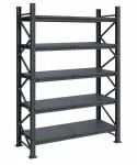 Raft modular calitate premium – H:2127mm x L:1040mm x W:815mm, 200kg/nivel, include 5 polite metalice