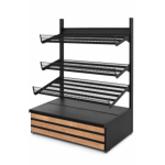 Raft fructe si legume - H:1655mm x L:1250mm x W:915mm, RAL 7016