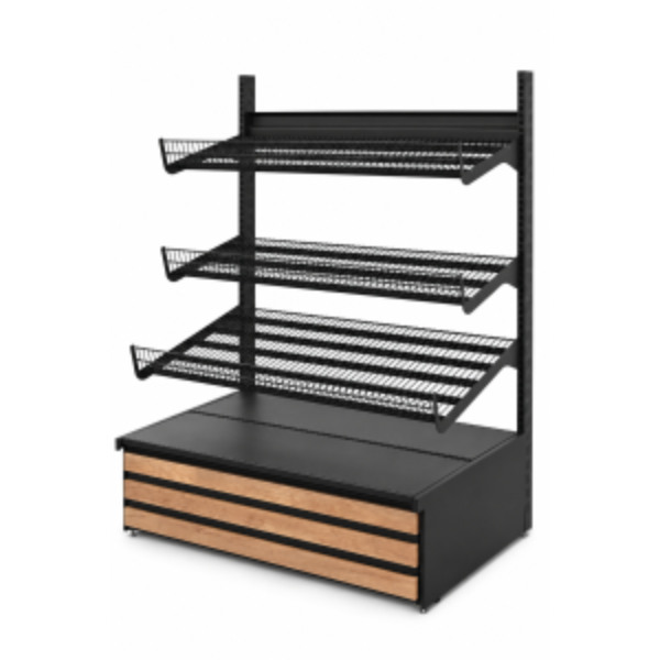 Raft fructe si legume - H:1655mm x L:1250mm x W:915mm, RAL 7016 - Handlekraft Raft fructe si legume - H:1655mm x L:1250mm x W:915mm, RAL 7016