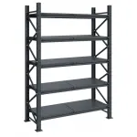 Raft modular calitate premium – H:2127mm x L:1350mm x W:815mm, 200kg/nivel, include 5 polite metalice