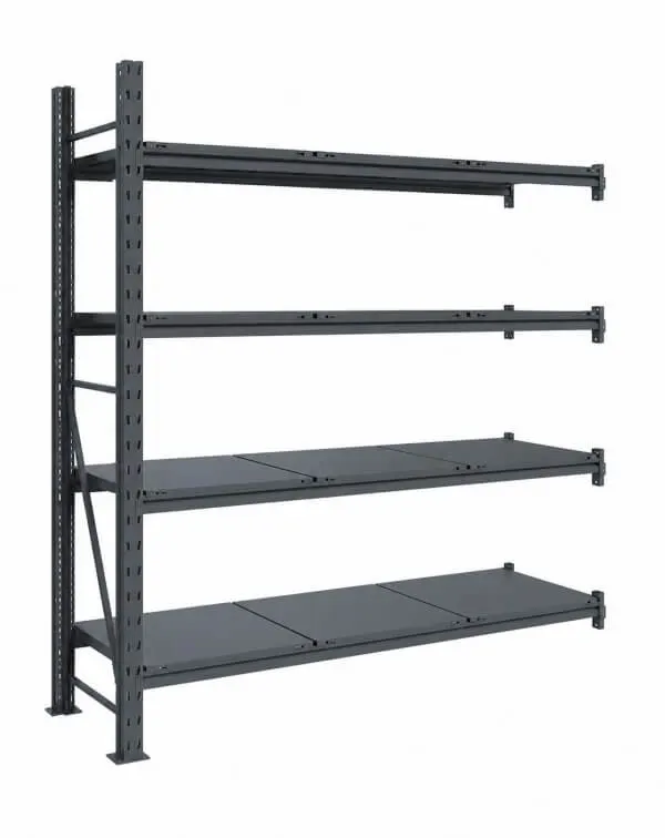 Raft modular calitate premium, tip extensie – H:2127mm x L:985mm x W:615mm, 200kg/nivel, include 4 polite metalice - Handlekraft Raft modular calitate premium, tip extensie – H:2127mm x L:985mm x W:615mm, 200kg/nivel, include 4 polite metalice