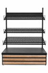 Raft fructe si legume - H:1655mm x L:1250mm x W:915mm, RAL 7016