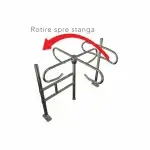 Poarta de acces tip turnichet, stanga