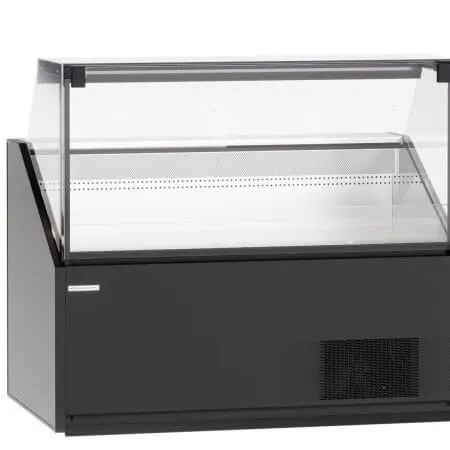 Vitrină frigorifică Quadros – H:850mm x L:1250mm x W:1100mm, plug-in