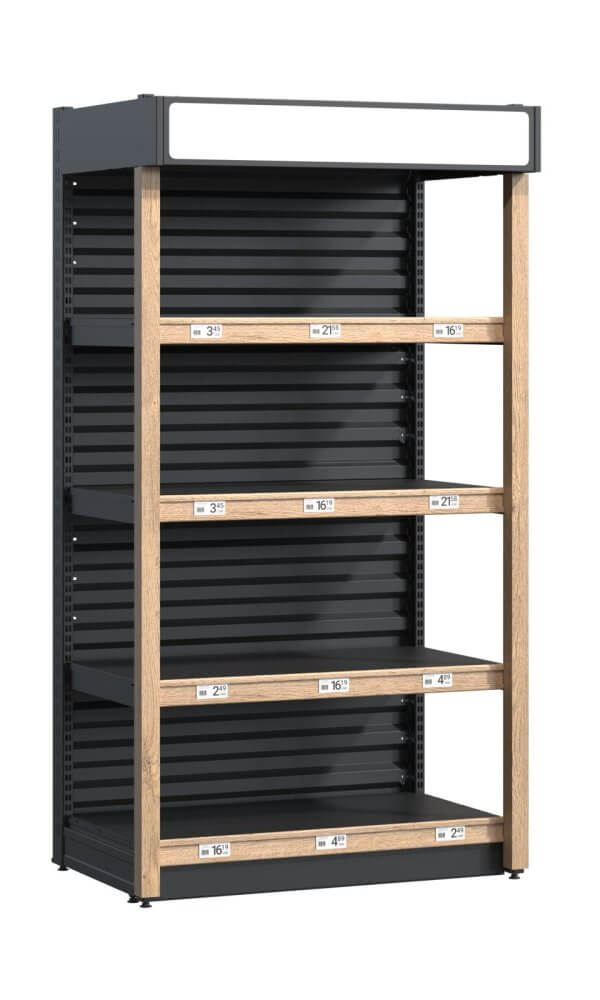 Raft comercial pentru vinuri cu iluminare LED – 1050 × 740 × 1960 mm