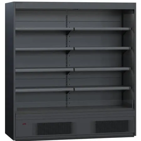 Vitrină frigorifică verticală cu perdea de aer XL – H:2100mm x L:2500mm x W:770mm